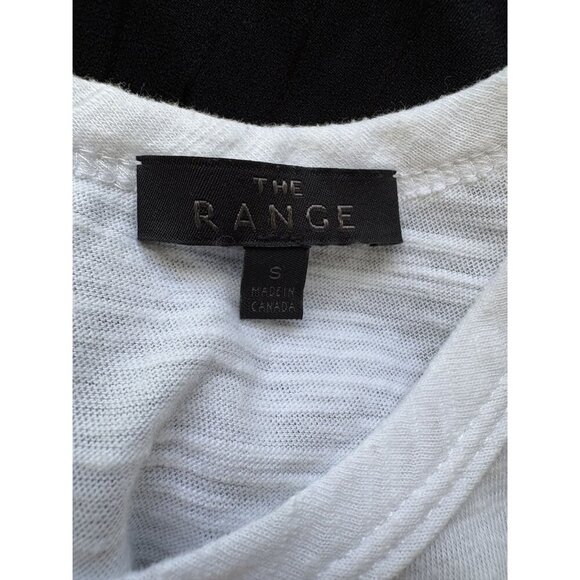 The Range White Side-Tie Tank Top Small Lightweight Stretch Knit - Picture 5 of 7